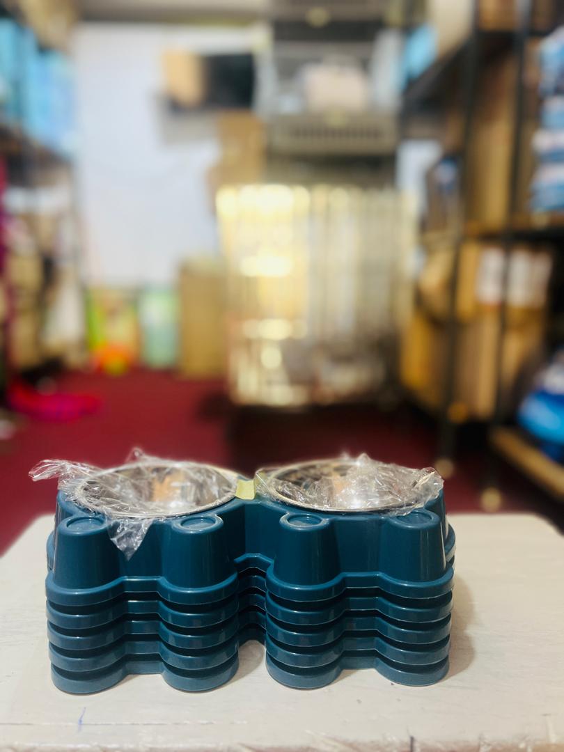 DOUBLE FEEDING BOWL FOR PUPPIES